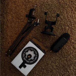 Black blue yeti Microphone Stand Set